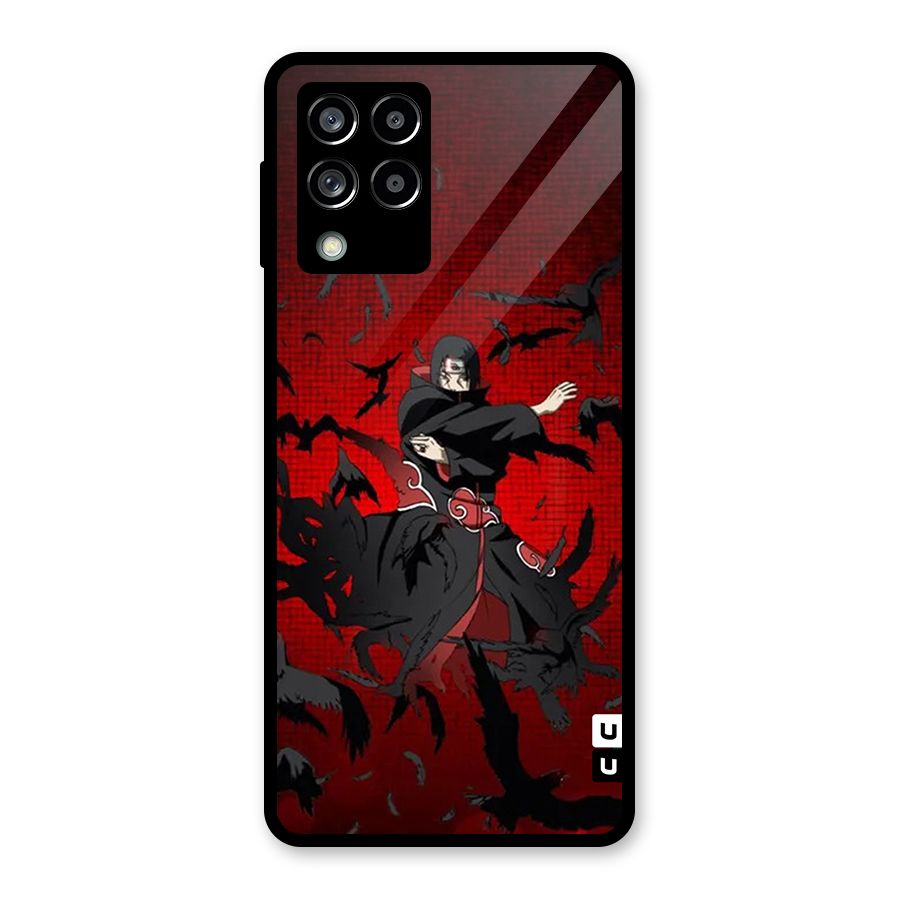 Itachi Stance For War Glass Back Case for Galaxy M53 5G