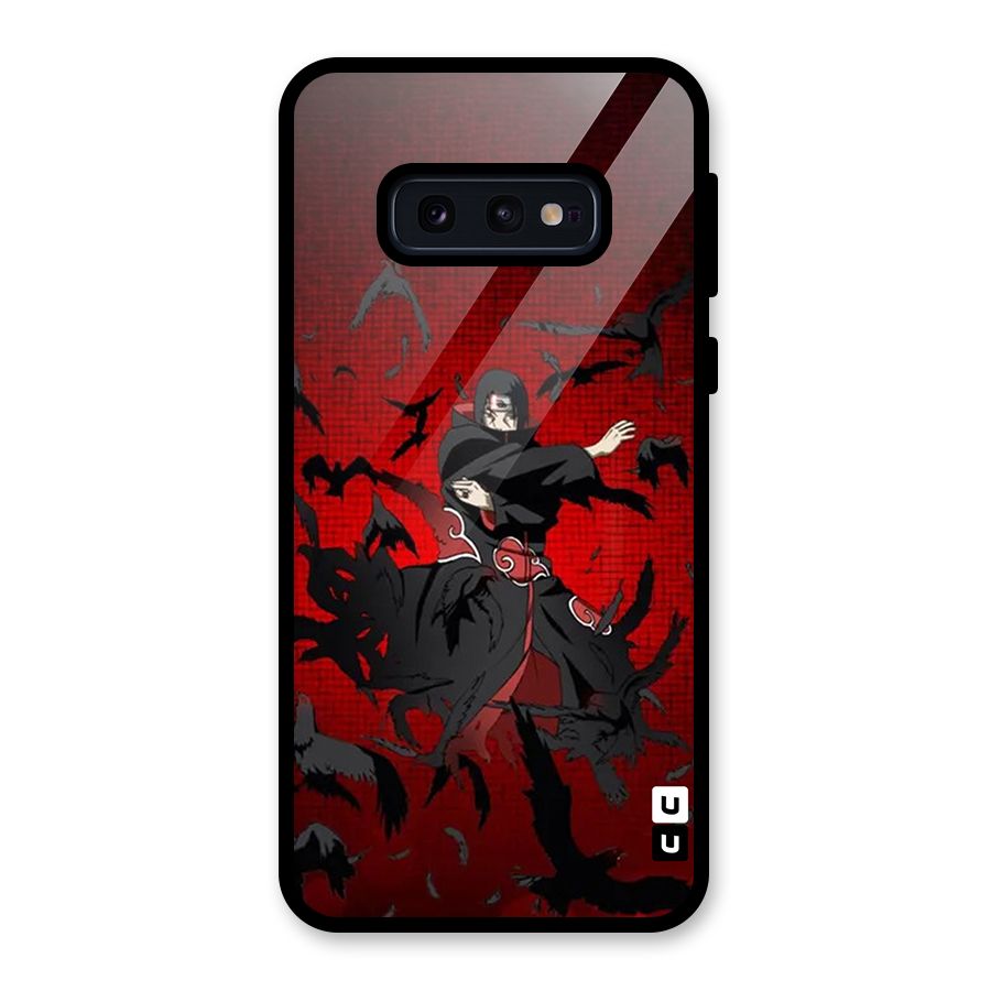 Itachi Stance For War Glass Back Case for Galaxy S10e