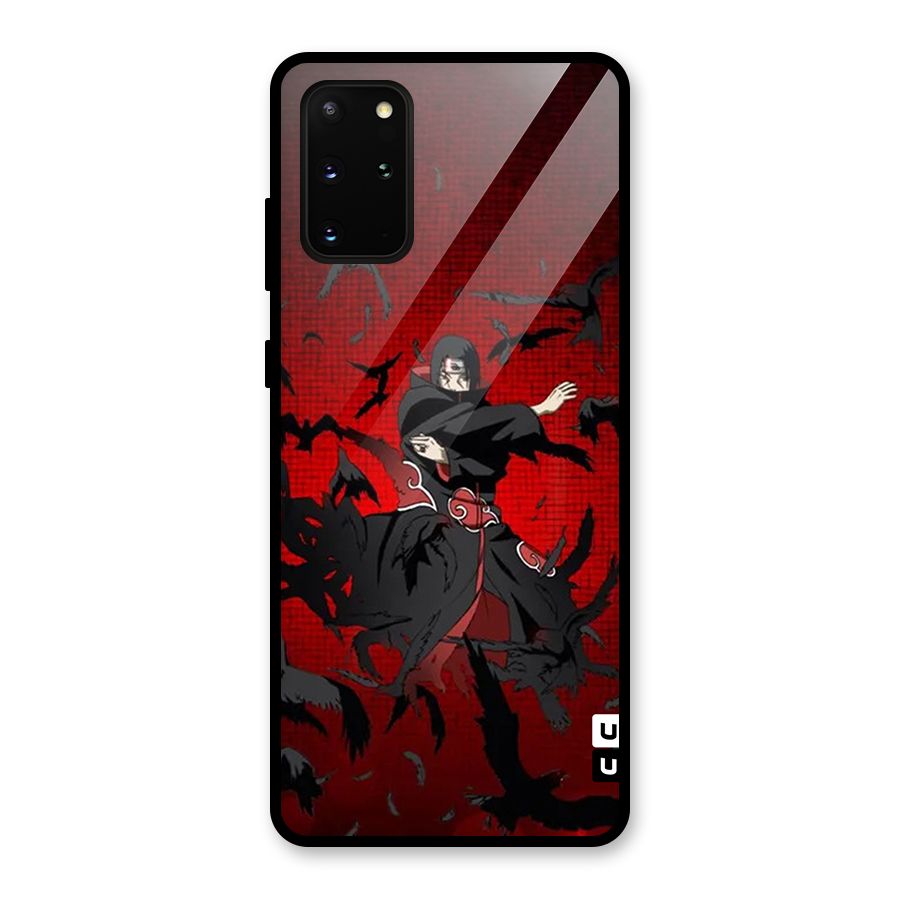 Itachi Stance For War Glass Back Case for Galaxy S20 Plus
