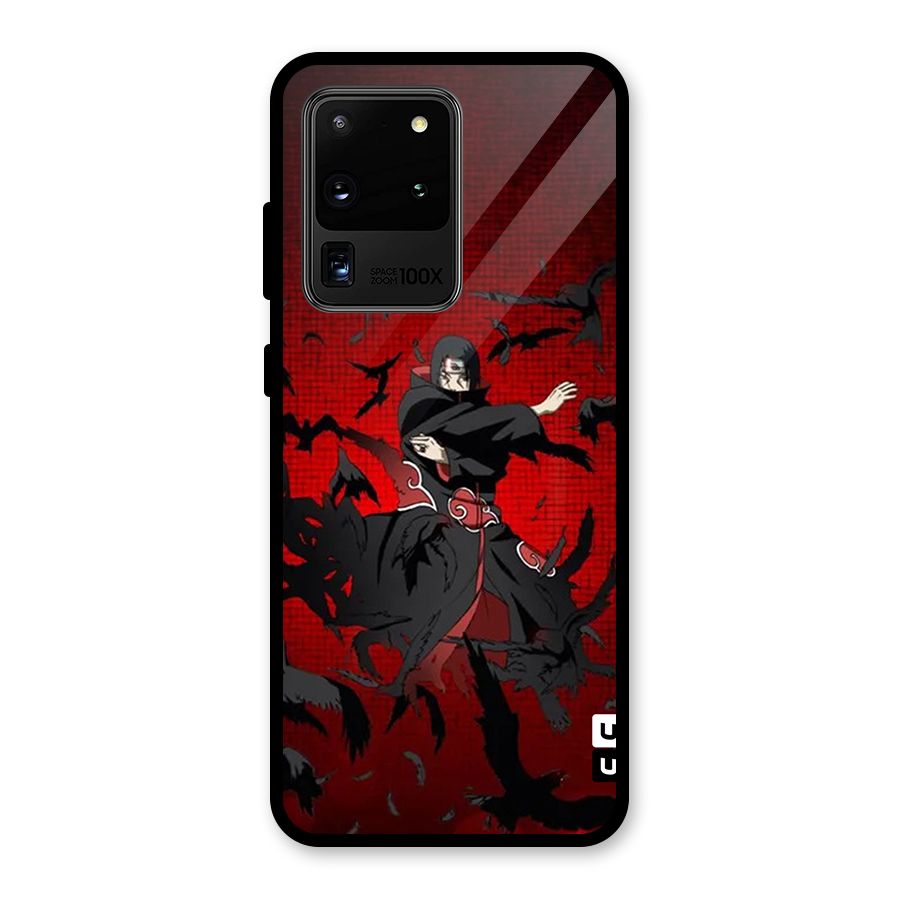 Itachi Stance For War Glass Back Case for Galaxy S20 Ultra