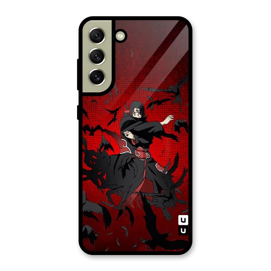 Itachi Stance For War Glass Back Case for Galaxy S21 FE 5G