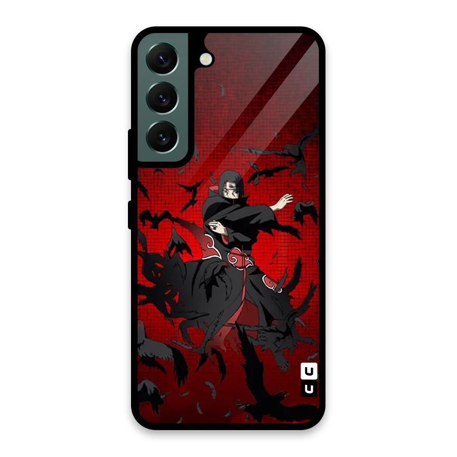 Itachi Stance For War Glass Back Case for Galaxy S22 5G