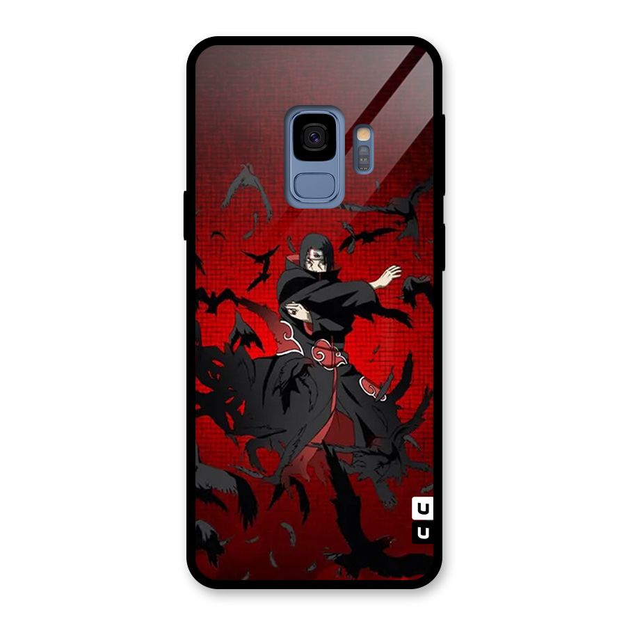 Itachi Stance For War Glass Back Case for Galaxy S9