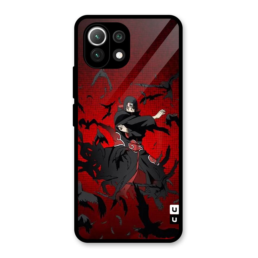 Itachi Stance For War Glass Back Case for Mi 11 Lite NE 5G