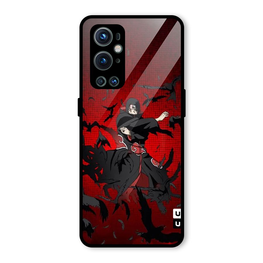 Itachi Stance For War Glass Back Case for OnePlus 9 Pro