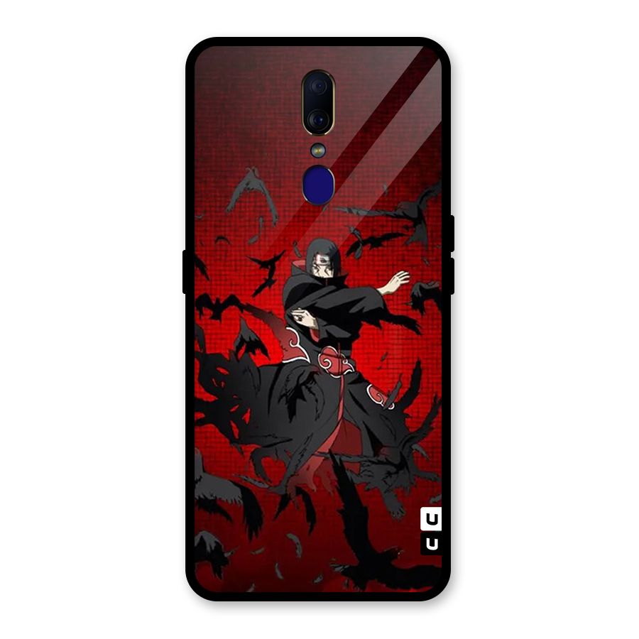 Itachi Stance For War Glass Back Case for Oppo F11