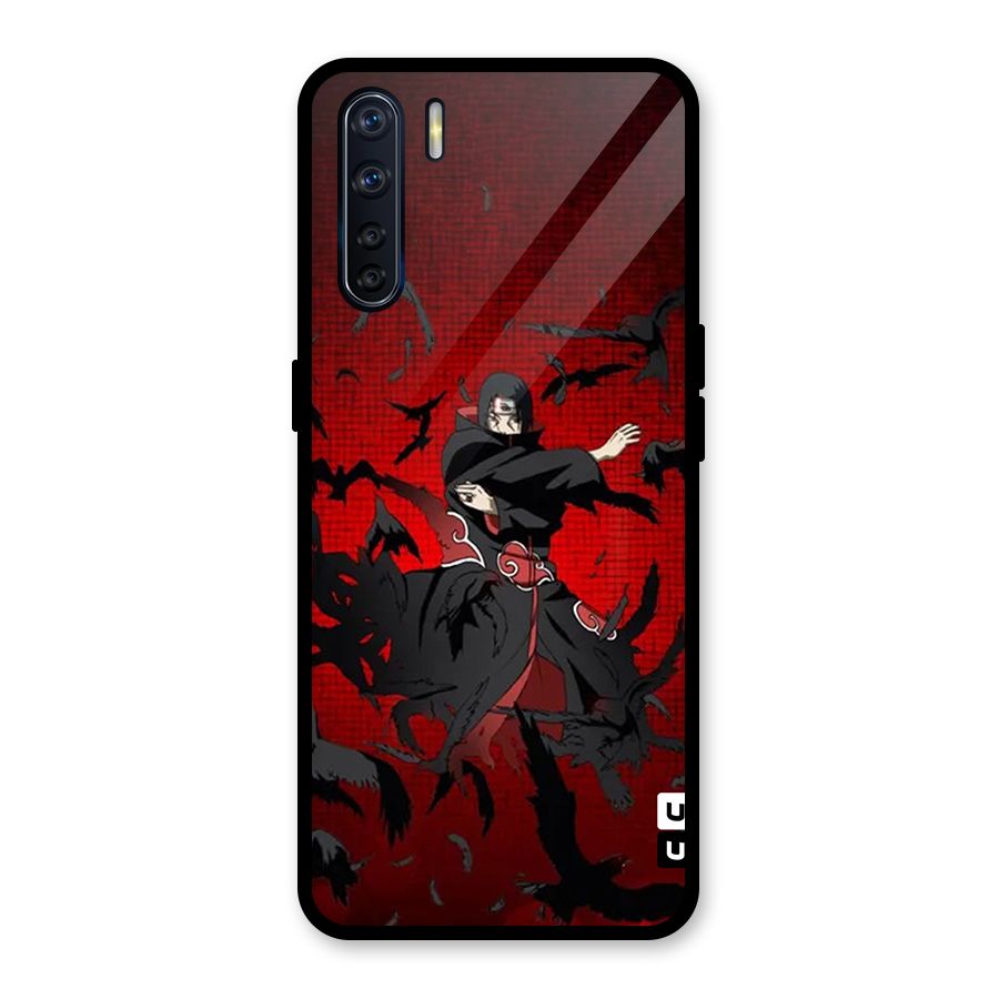 Itachi Stance For War Glass Back Case for Oppo F15