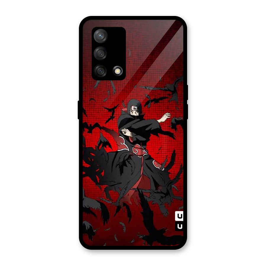 Itachi Stance For War Glass Back Case for Oppo F19