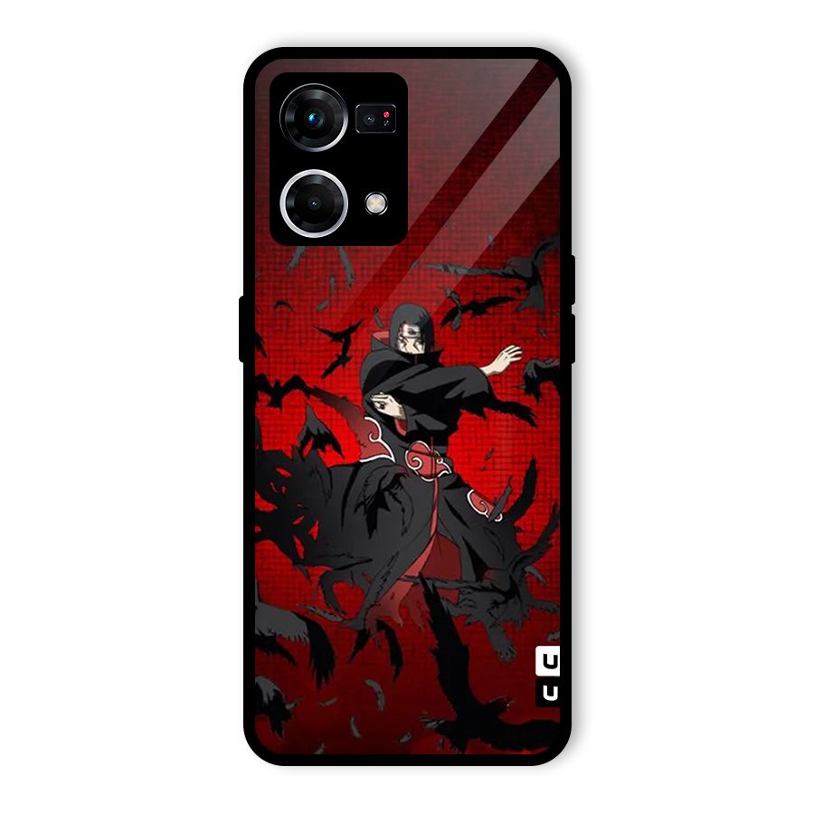 Itachi Stance For War Glass Back Case for Oppo F21 Pro 5G