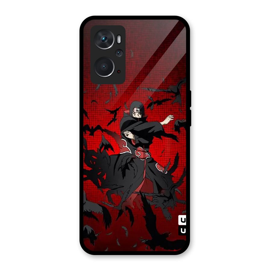 Itachi Stance For War Glass Back Case for Oppo K10 4G