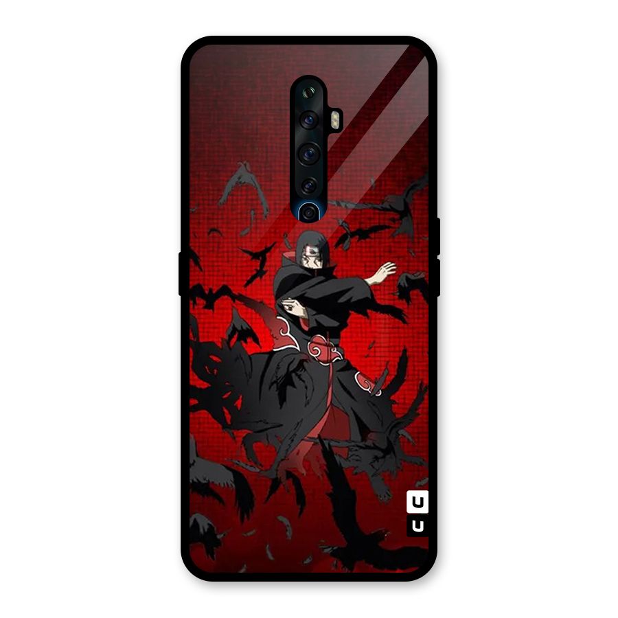 Itachi Stance For War Glass Back Case for Oppo Reno2 Z