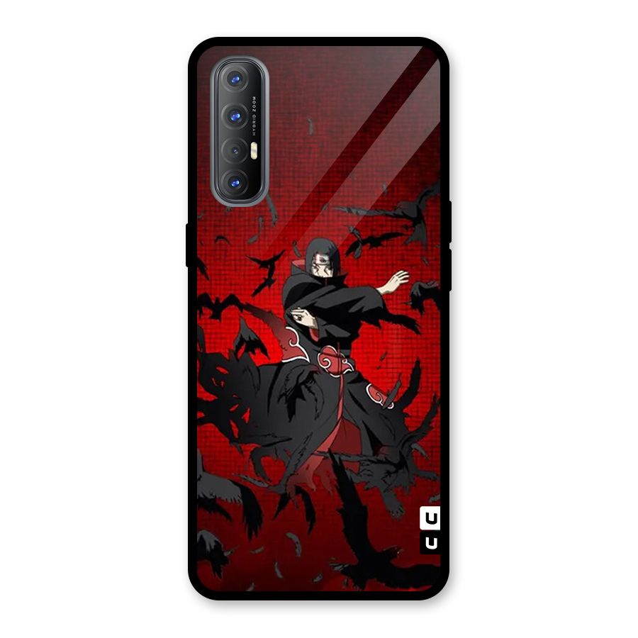 Itachi Stance For War Glass Back Case for Oppo Reno3 Pro