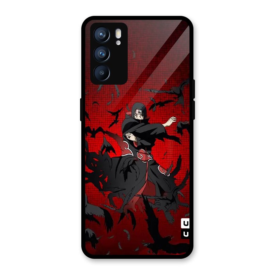 Itachi Stance For War Glass Back Case for Oppo Reno6 5G