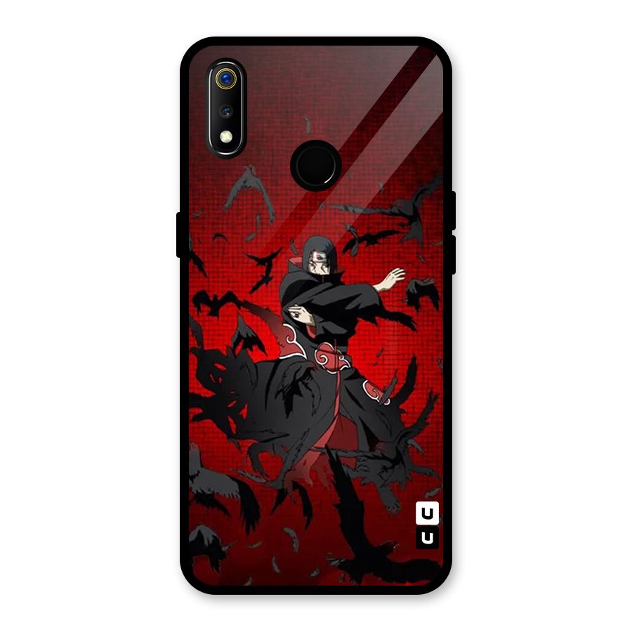 Itachi Stance For War Glass Back Case for Realme 3i