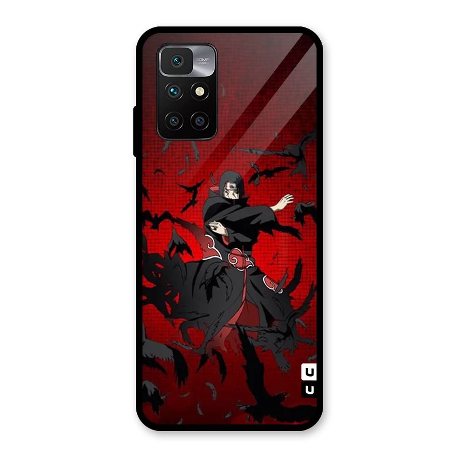 Itachi Stance For War Glass Back Case for Redmi 10 Prime