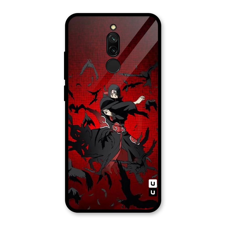 Itachi Stance For War Glass Back Case for Redmi 8