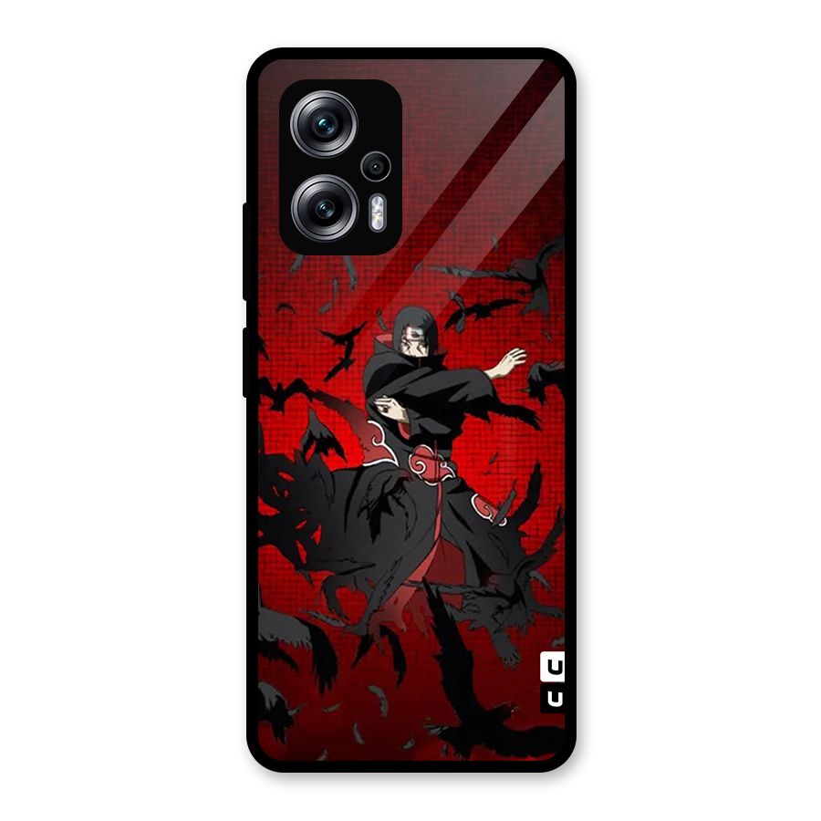 Itachi Stance For War Glass Back Case for Redmi K50i