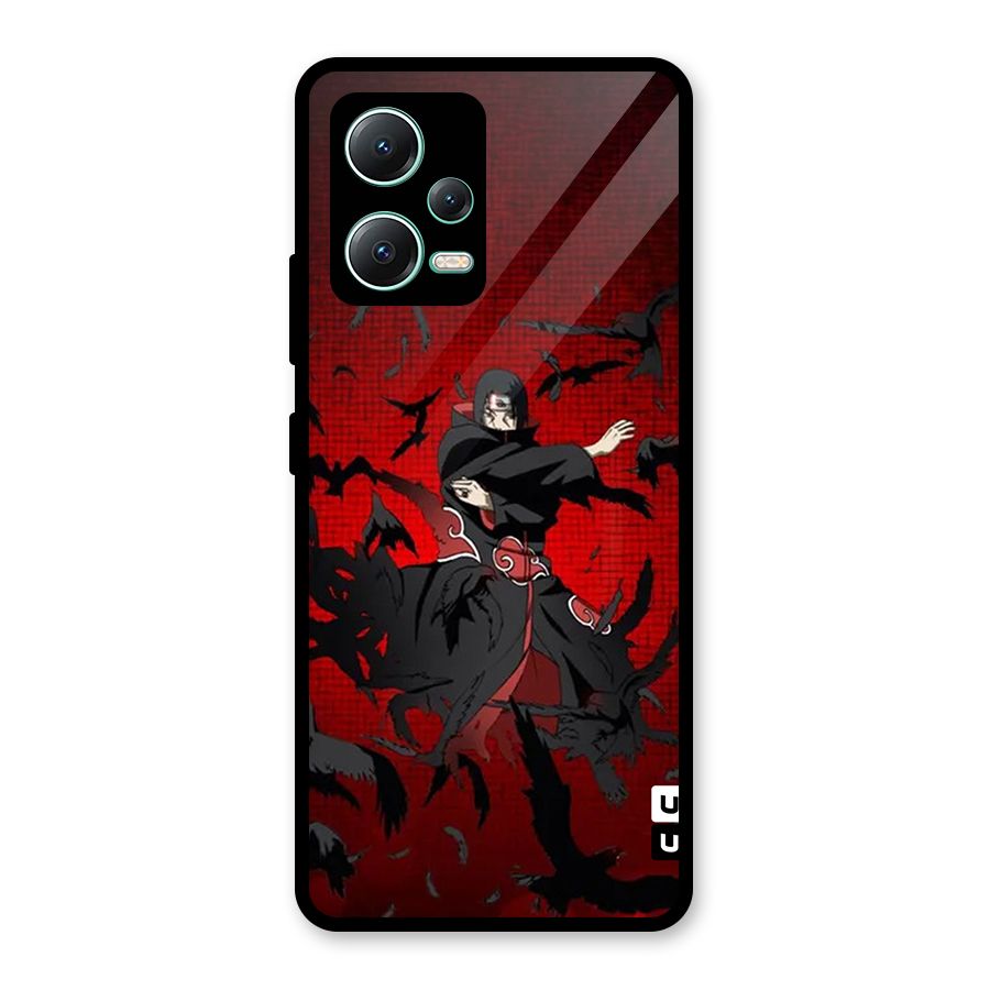 Itachi Stance For War Glass Back Case for Redmi Note 12 5G