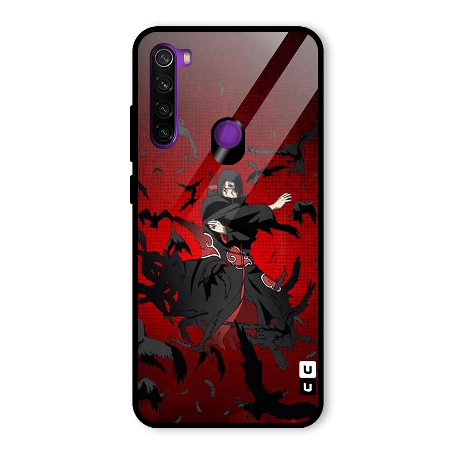 Itachi Stance For War Glass Back Case for Redmi Note 8