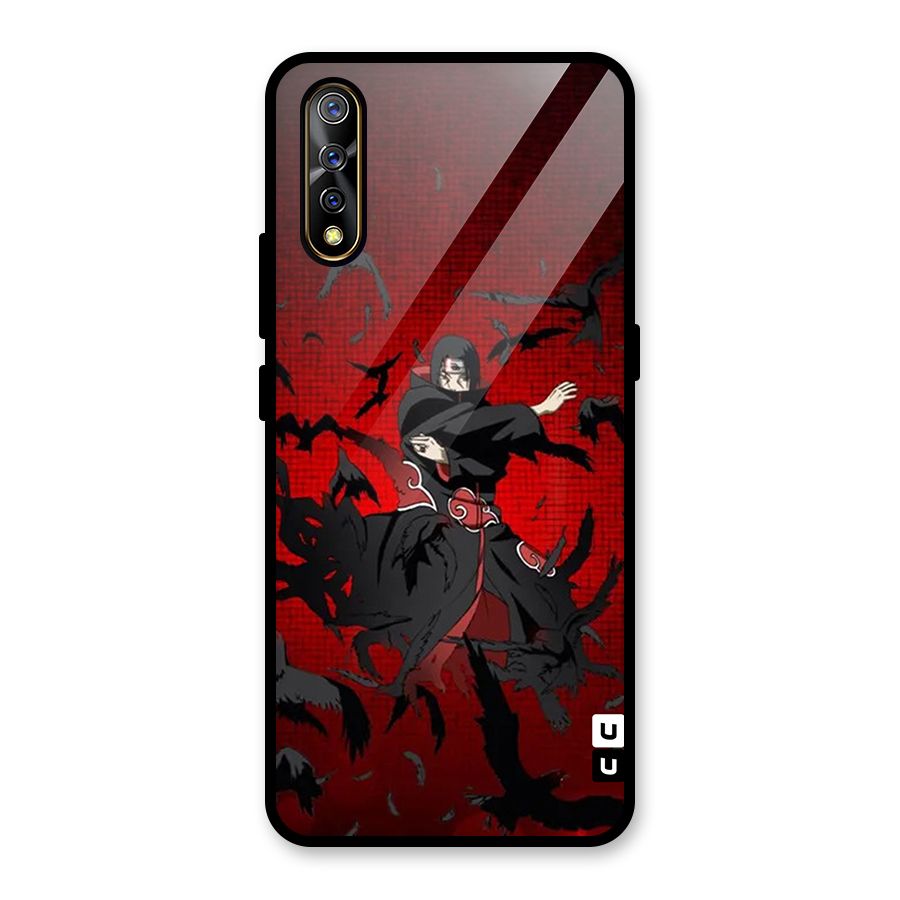 Itachi Stance For War Glass Back Case for Vivo S1