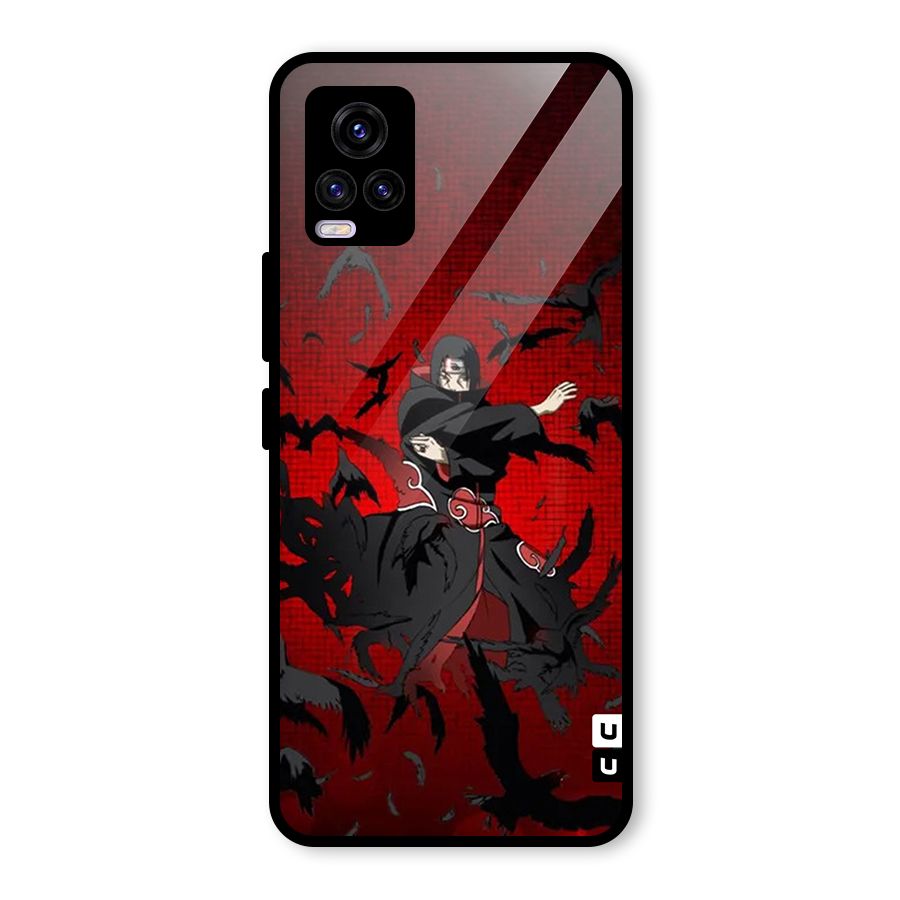 Itachi Stance For War Glass Back Case for Vivo V20 2021