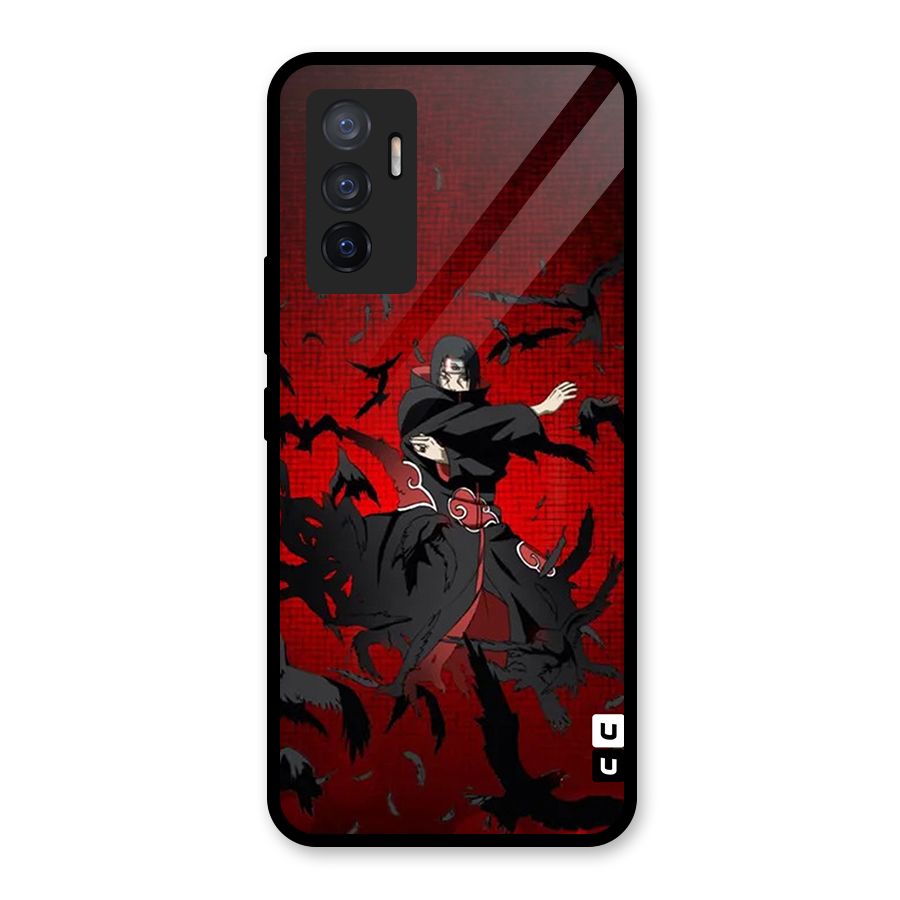 Itachi Stance For War Glass Back Case for Vivo V23e