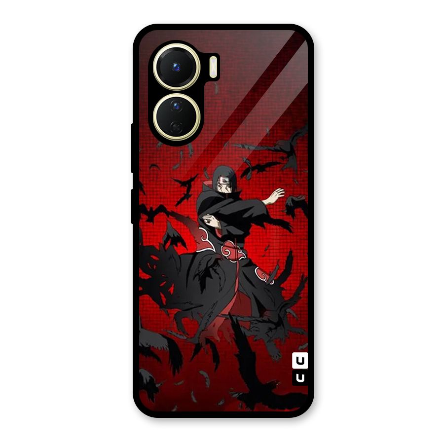 Itachi Stance For War Glass Back Case for Vivo Y16