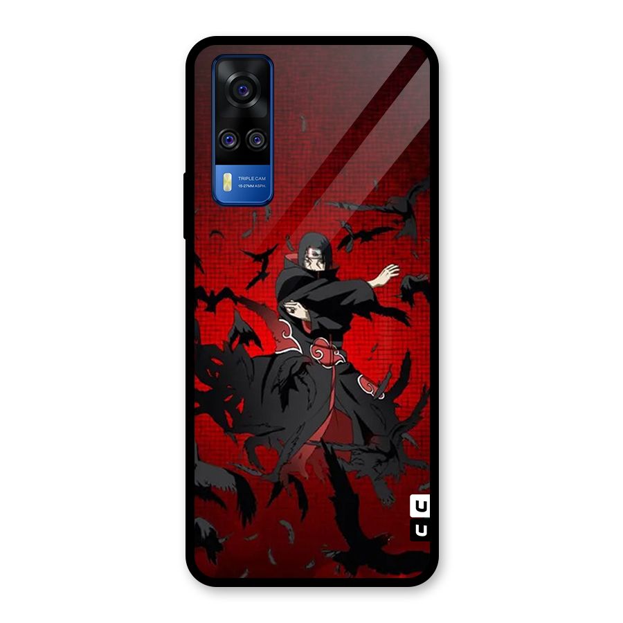 Itachi Stance For War Glass Back Case for Vivo Y31