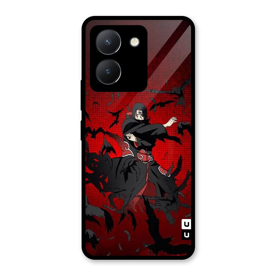 Itachi Stance For War Glass Back Case for Vivo Y36