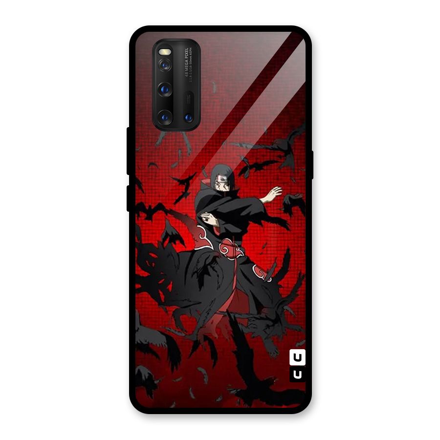 Itachi Stance For War Glass Back Case for Vivo iQOO 3