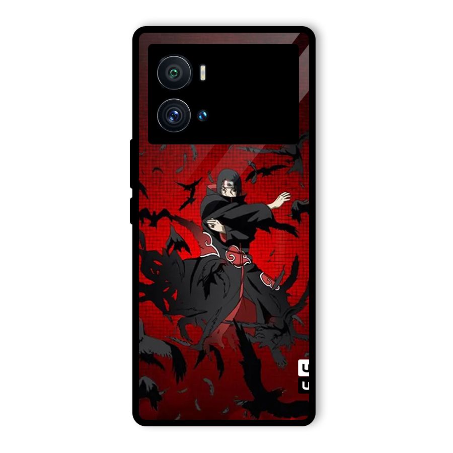 Itachi Stance For War Glass Back Case for Vivo iQOO 9 Pro
