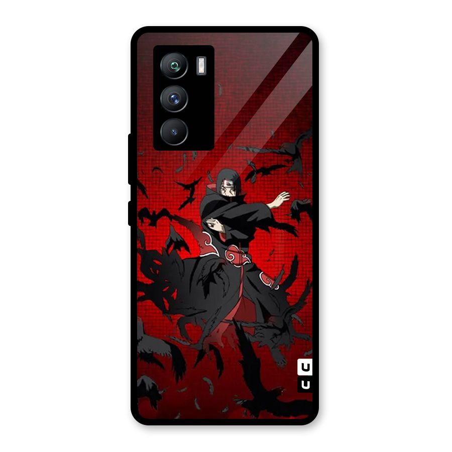Itachi Stance For War Glass Back Case for Vivo iQOO 9 SE