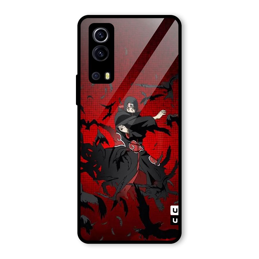 Itachi Stance For War Glass Back Case for Vivo iQOO Z3