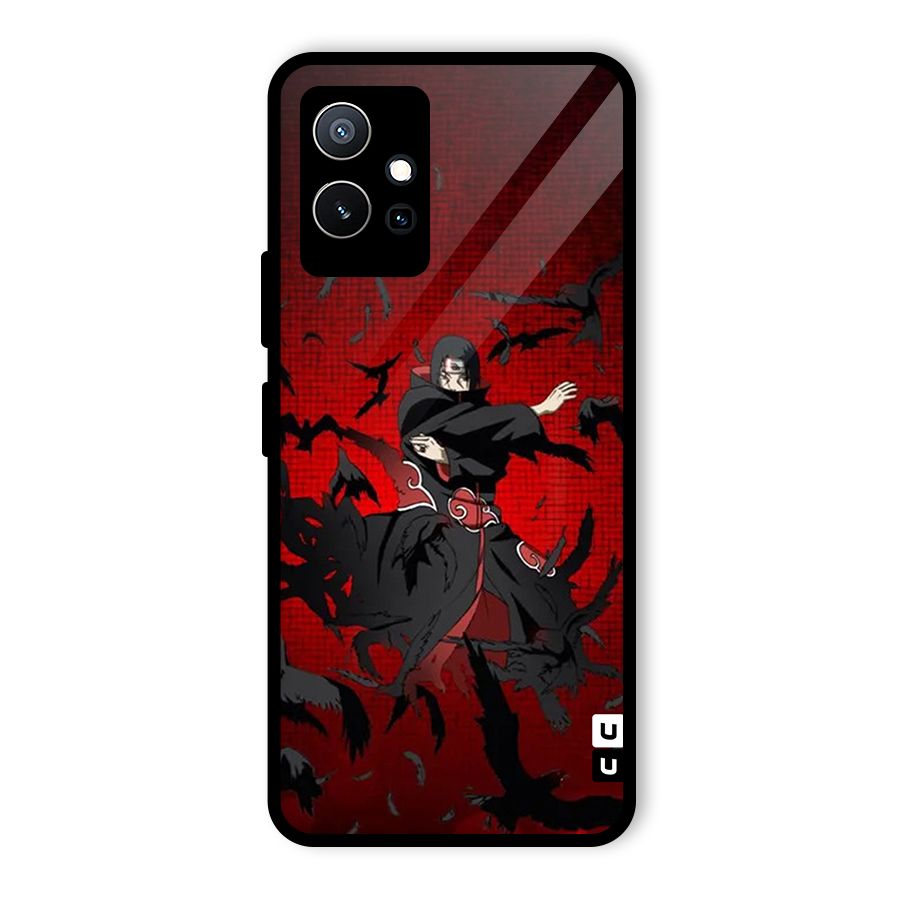 Itachi Stance For War Glass Back Case for Vivo iQOO Z6