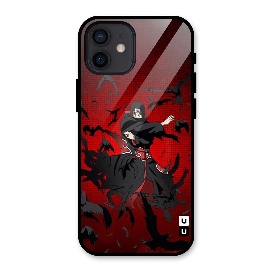 Itachi Stance For War Glass Back Case for iPhone 12