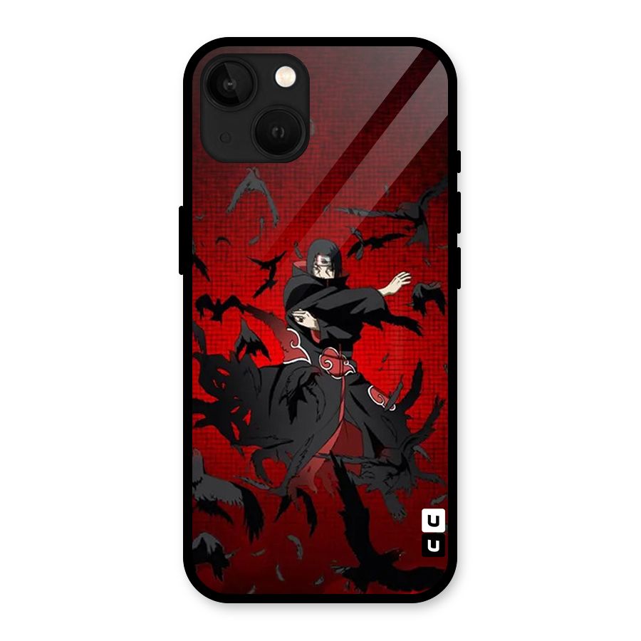 Itachi Stance For War Glass Back Case for iPhone 13