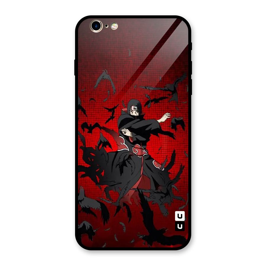 Itachi Stance For War Glass Back Case for iPhone 6 Plus 6S Plus