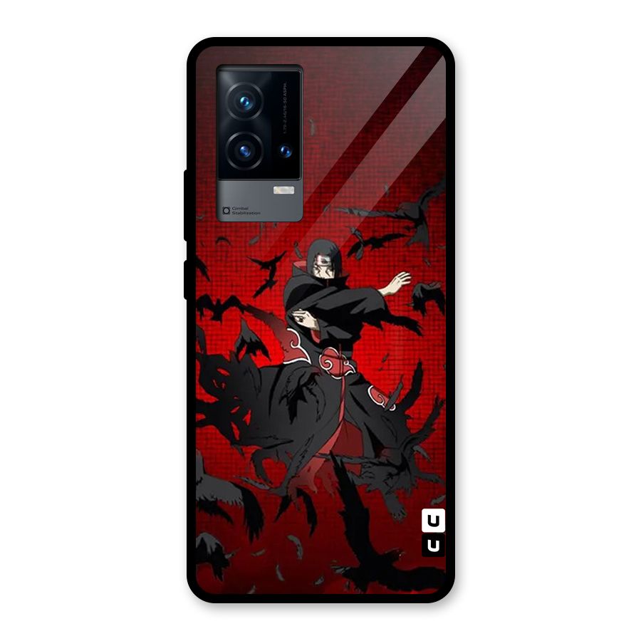 Itachi Stance For War Glass Back Case for iQOO 9 5G