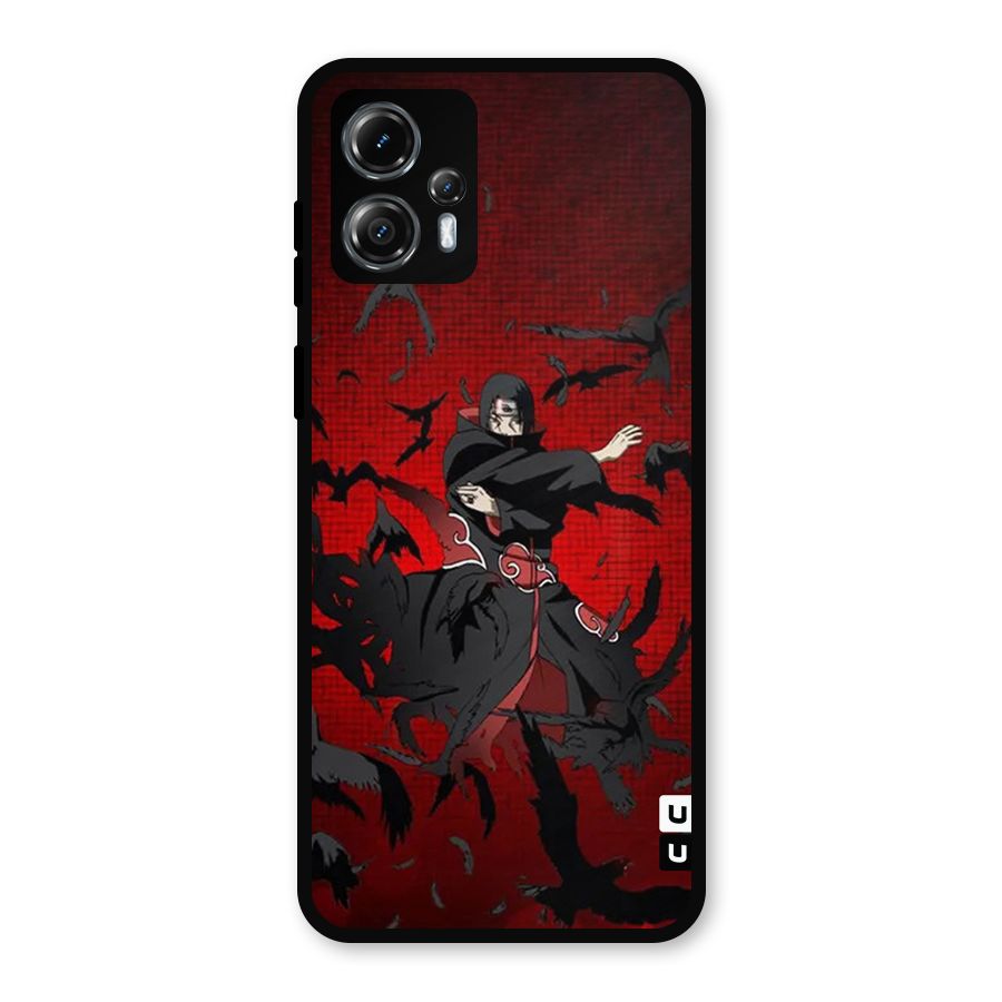 Itachi Stance For War Metal Back Case for Moto G13