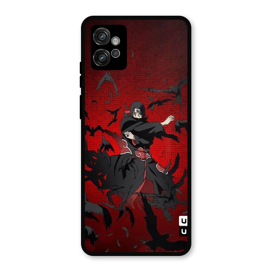 Itachi Stance For War Metal Back Case for Moto G32
