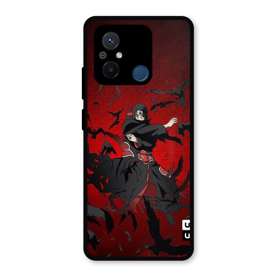 Itachi Stance For War Metal Back Case for Poco C55