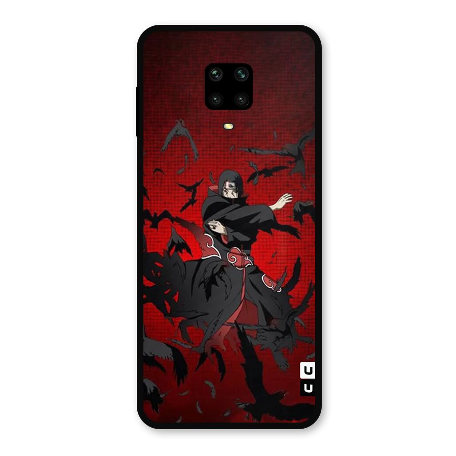 Itachi Stance For War Metal Back Case for Redmi Note 9 Pro Max