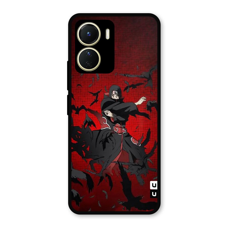 Itachi Stance For War Metal Back Case for Vivo T2x