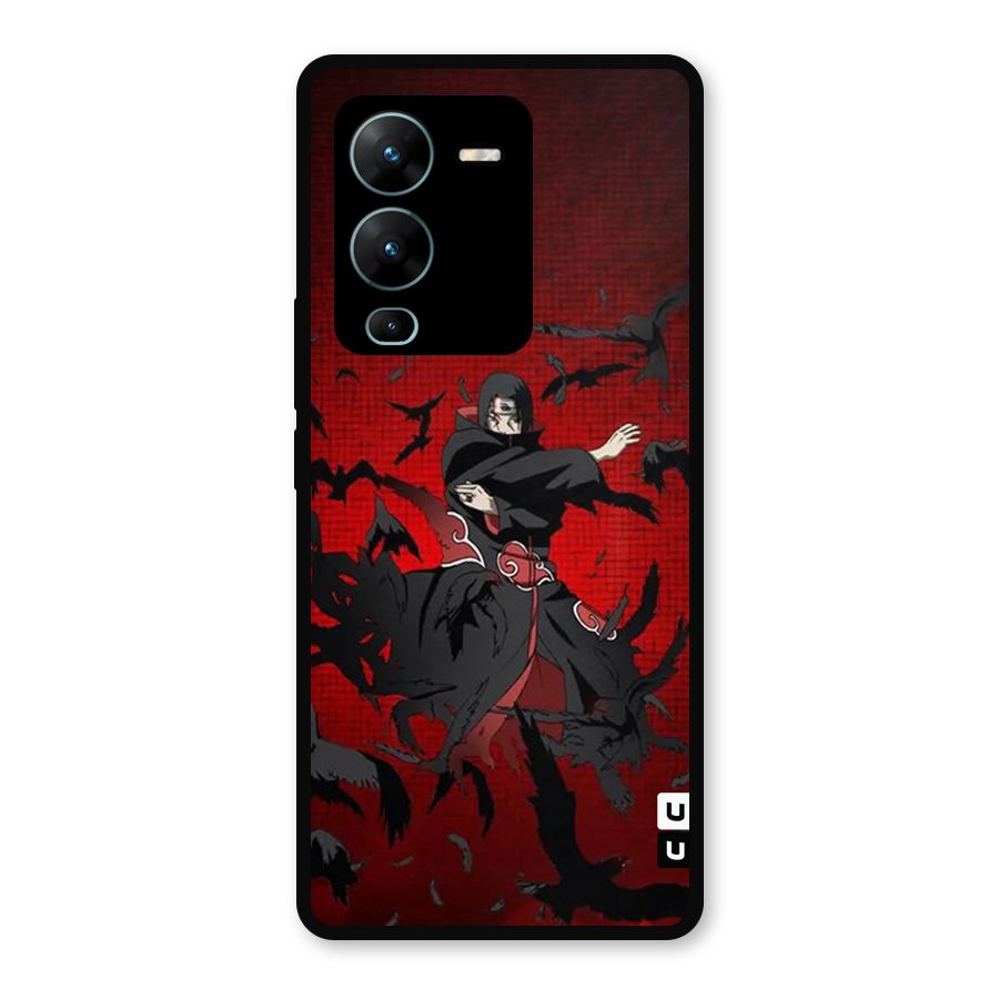 Itachi Stance For War Metal Back Case for Vivo V25 Pro