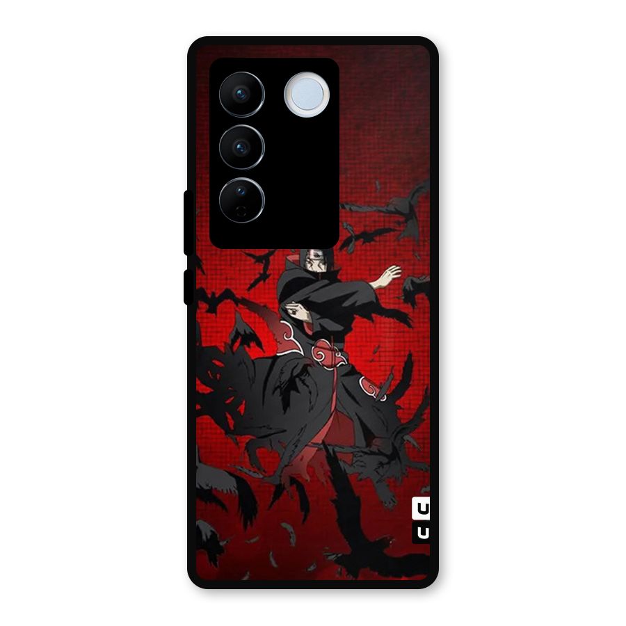 Itachi Stance For War Metal Back Case for Vivo V27