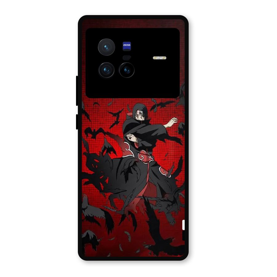 Itachi Stance For War Metal Back Case for Vivo X80
