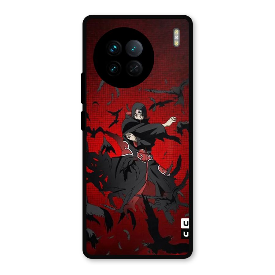 Itachi Stance For War Metal Back Case for Vivo X90