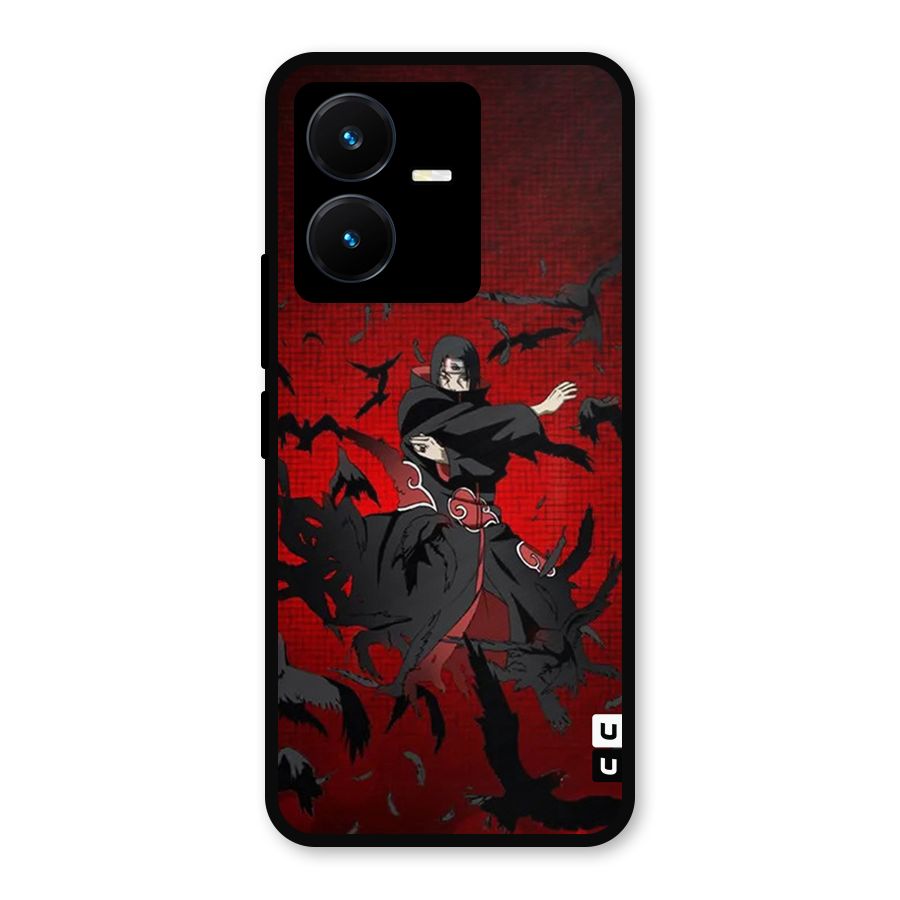 Itachi Stance For War Metal Back Case for Vivo Y22