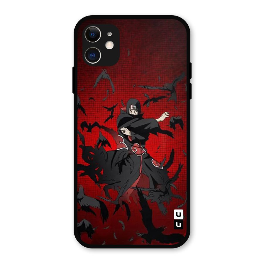 Itachi Stance For War Metal Back Case for iPhone 11