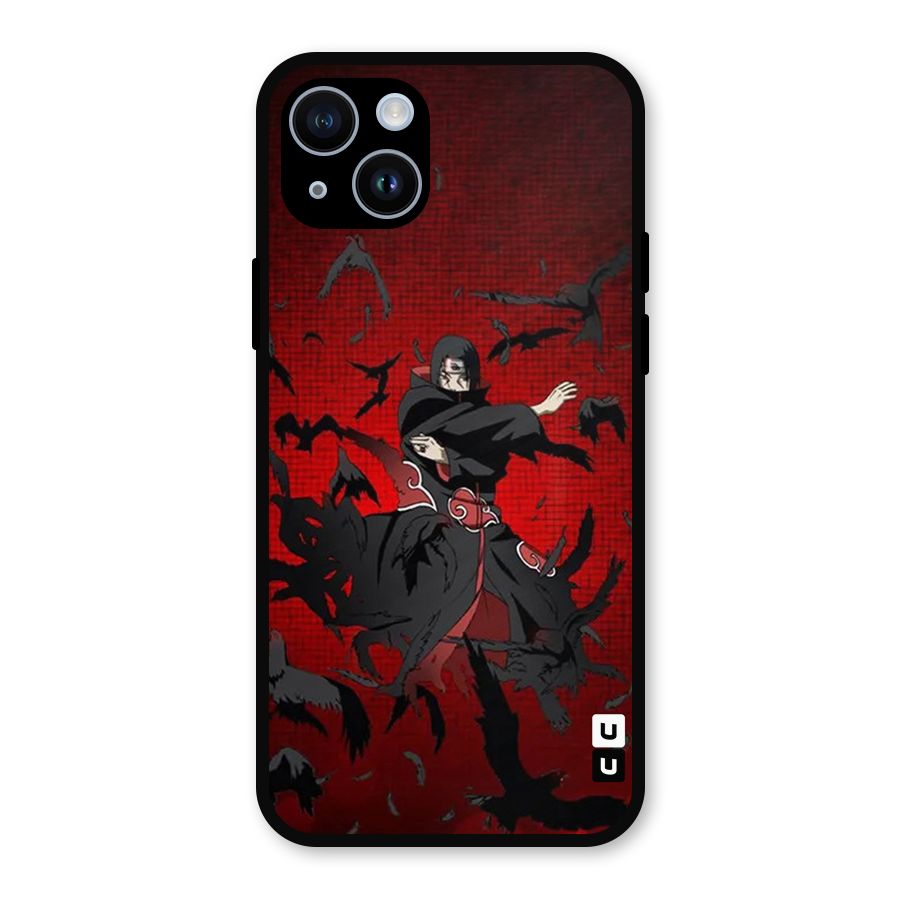 Itachi Stance For War Metal Back Case for iPhone 14